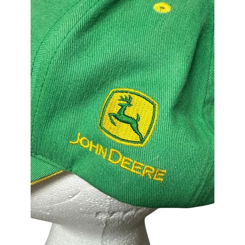 John Deere Hat Green Yellow Adjustable Cap Farm Tractor‎ Logo Adult OS